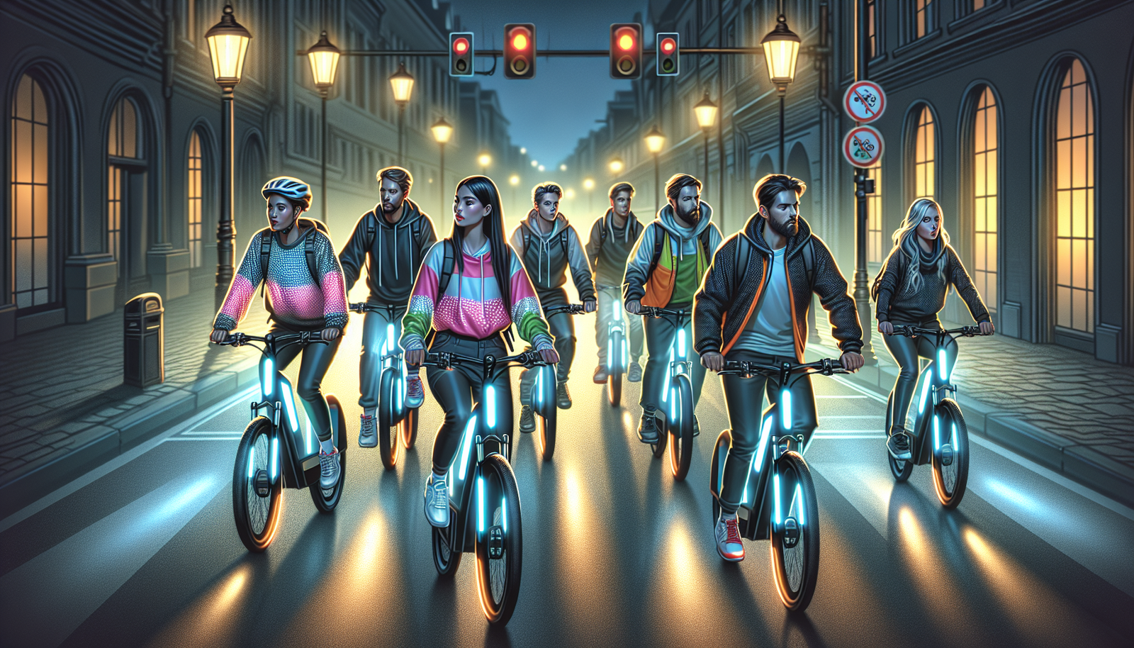 Are There Any Specific Rules For Riding Electric Bikes At Night?