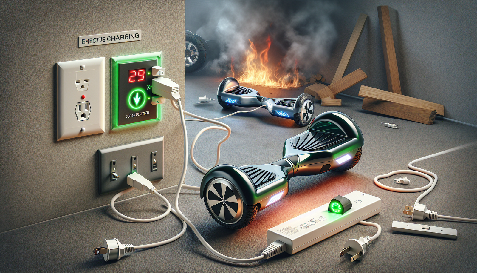 How Do I Charge My Hoverboard Safely, And Are There Any Fire Hazards?