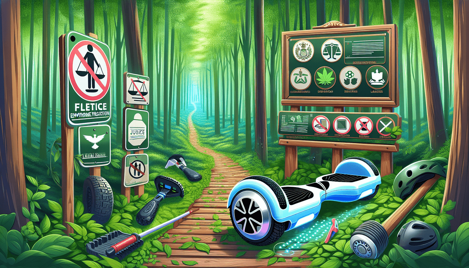 Can I Ride A Hoverboard On Public Trails And Nature Reserves?