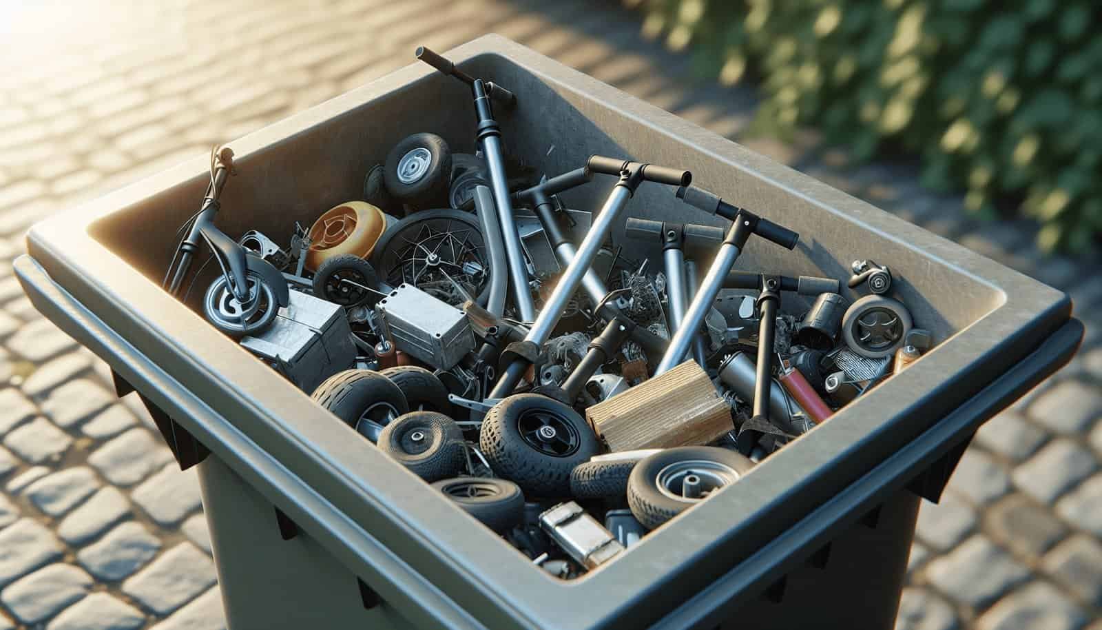 What Is The Proper Way To Dispose Of Old Or Damaged Parts From My Electric Scooter? What Is The Proper Way To Dispose Of Old Or Damaged Parts From My Electric Scooter?