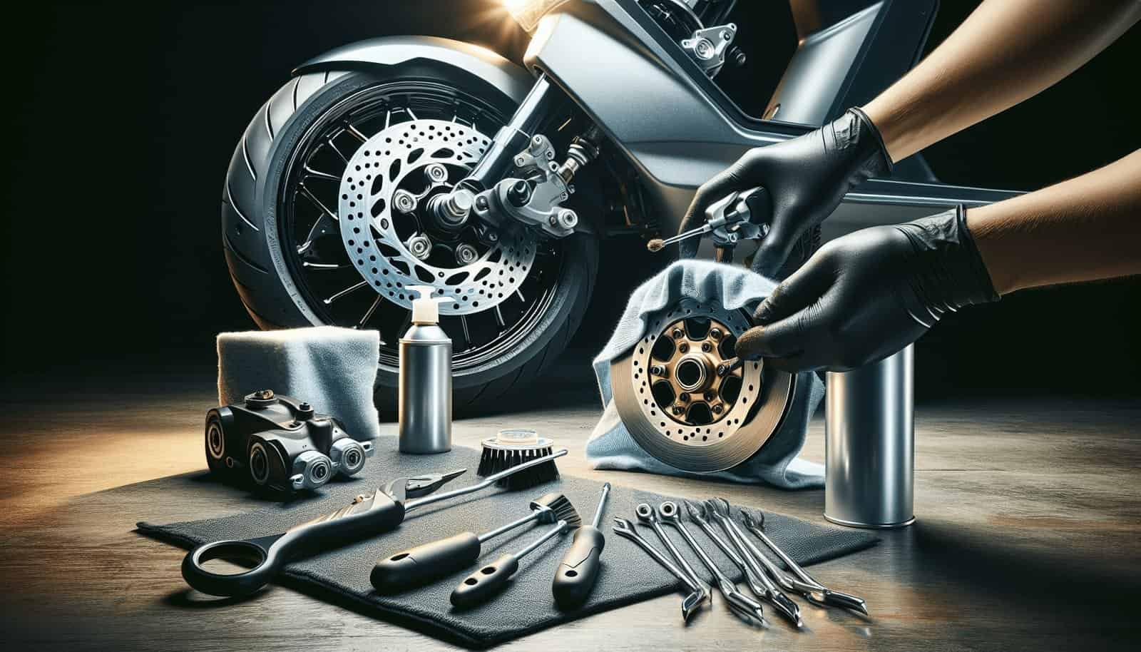 What Is The Recommended Way To Clean And Lubricate The Brake Discs On My Electric Scooter?