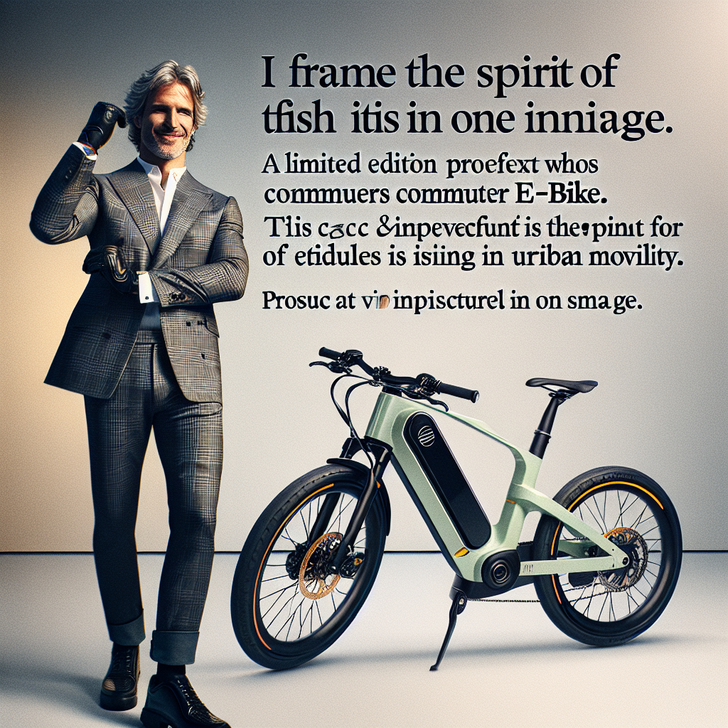 Limited commuter ebike introduced by former racing driver and F1 team owner